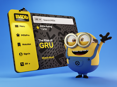 The Rise of Gru - 3D Minion Character