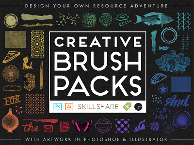 Skillshare: Creative Brush Packs
