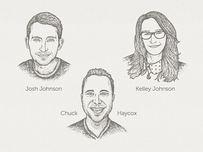 3 New Faces on the CM Team chuck haycox creative market employees josh johnson kelley johnson new hires team