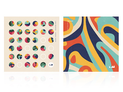 LM 2 Releases album audio circles colorful electronica graphic design illustration music packaging