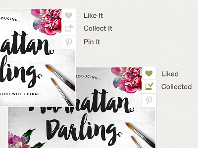 CM Thumbnail Hovers Update cm collections creative market creativemarket hovers liking pinterest thumbnail update