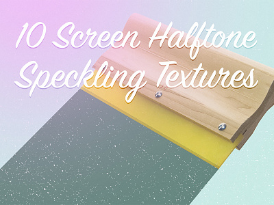 10 Screen Halftone Speckling Textures 10 cm creative halftone market screen silkscreen speckling textures