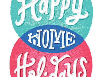 holiday-venn hand illustrated happy holiday holidays home multiply print venn