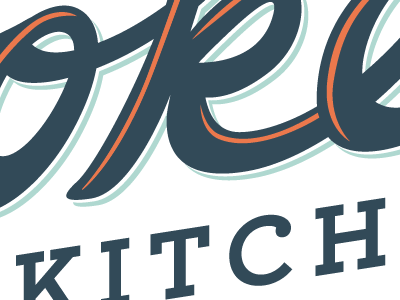 cooke's kitchen blue cookes kitchen logo restaurant script