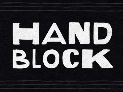 HandBlock block creative creativemarket font hand market two fonts type typeface wood