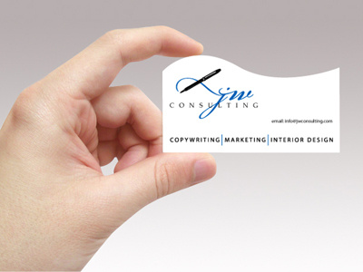 Jw Business Card business card consulting design unique