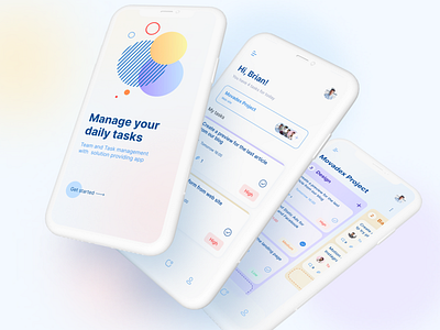 Task Tracker — Bring Simplicity Into Your Life app branding design design team freelance graphic design illustration landing logo mockup movadex studio tracker ui ux vector