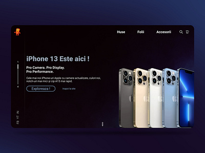 iPhone 13 Landing Page branding graphic design landing page ui ux web design