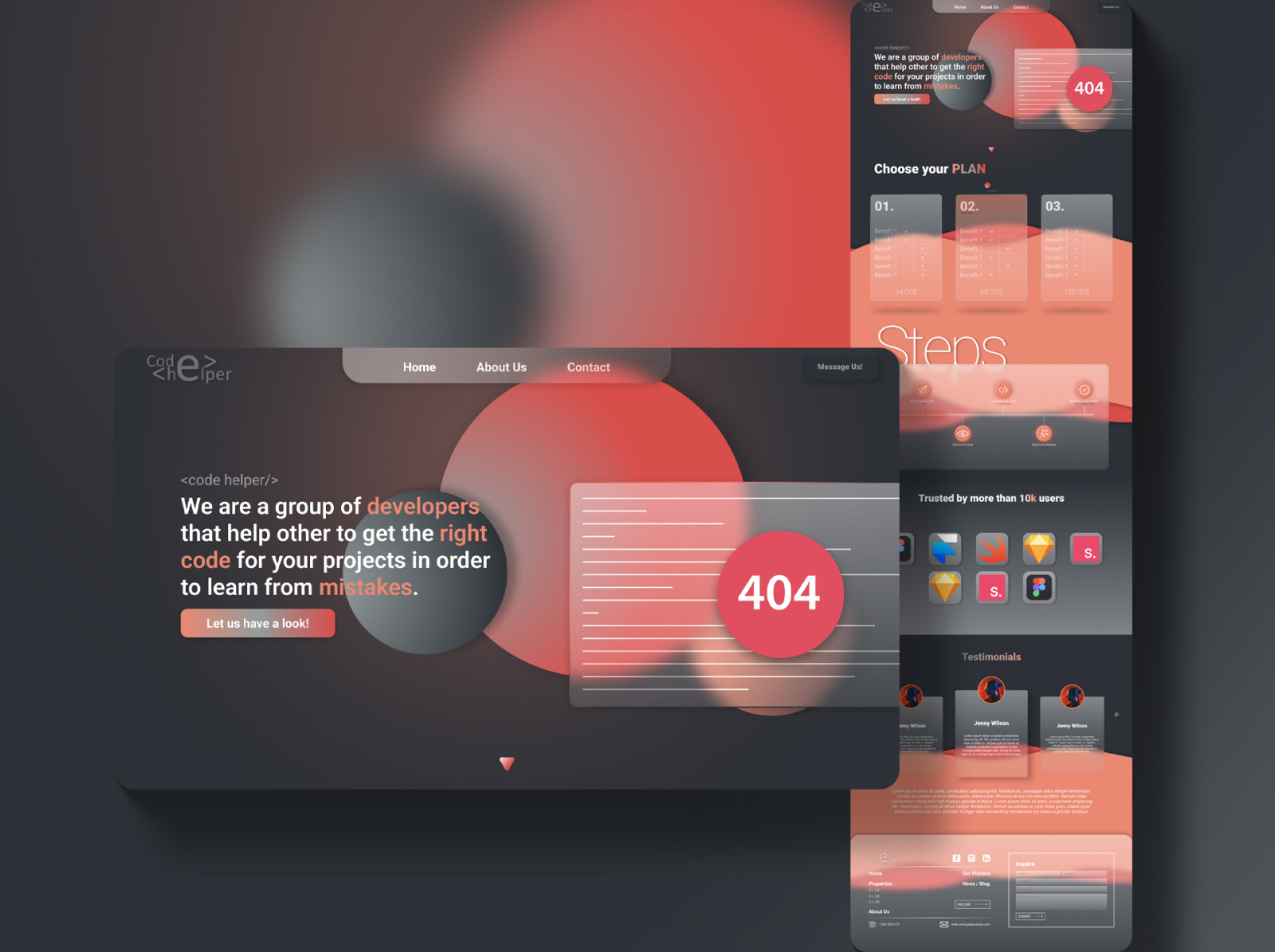 code-helper-full-page-design-by-constantinescu-claudiu-on-dribbble