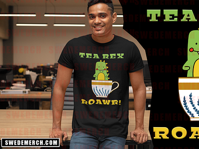 Tea Rex! Hear me ROAWR coffee dino dinosaur t rex tea tea rex trex