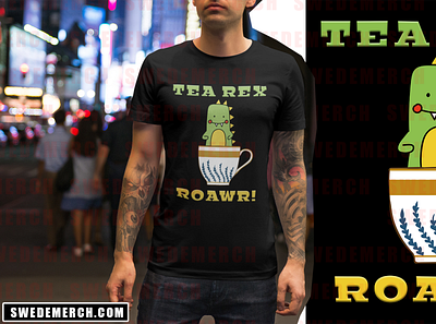 Tea Rex Tea! Roawr! coffee dino dinosaur t rex tea tea rex trex