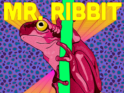 Ribbit design illustration