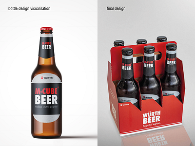 M-Cube BEER - Packaging design