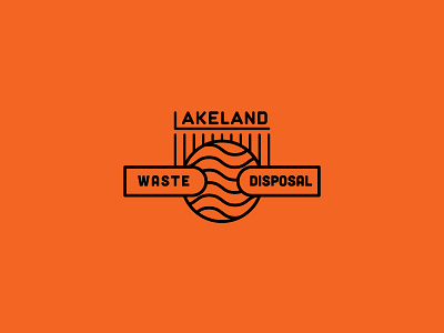 Lakeland Waste Disposal black disposal garbage lakeland orange waste