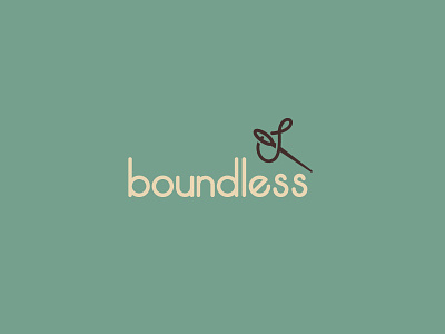 Boundless Closeup boundless branding identity logo needle sewing stitching