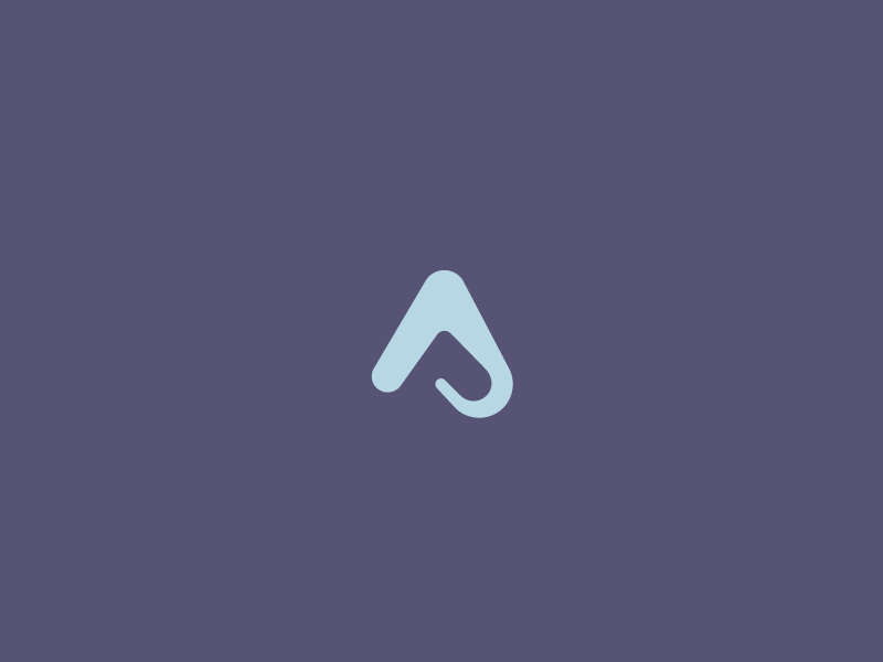 AP negative purple blue identity brand logo ap