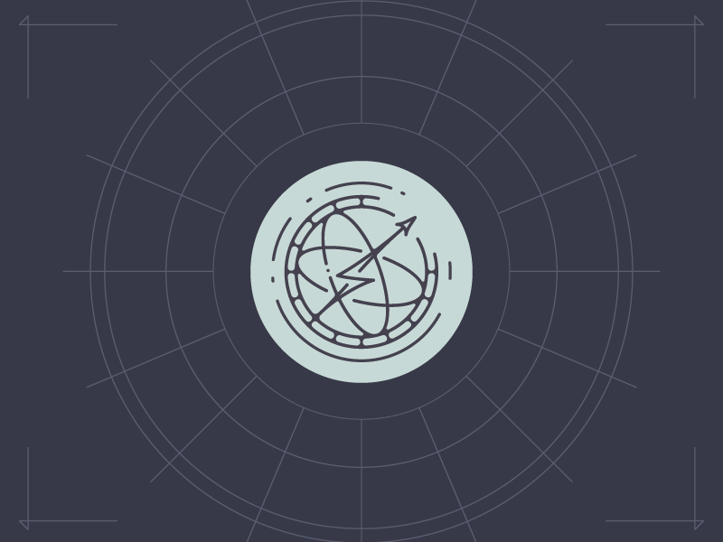 Atomos Creative Logo 2016/17 atom atomos creative branding logo bolt lightning thunder space rocket