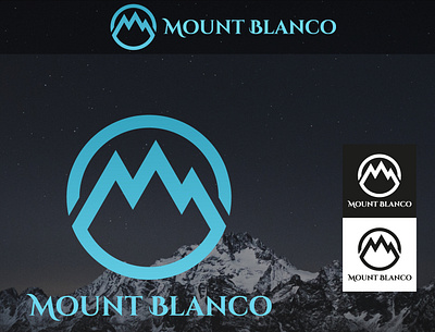 Mount Blanco branding design graphic design illustration logo logo concept logofolio vector