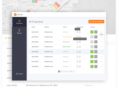 MVP Property Admin Dashboard activity admin bootstrap clean dashboard icon portal property real estate ui ux webapp