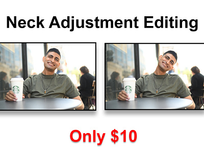 Any Neck Adjustment Service product retouching