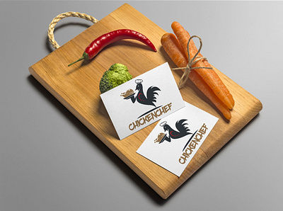 Chicken chef Restaurant Logo branding graphic design logo new restaurant logo