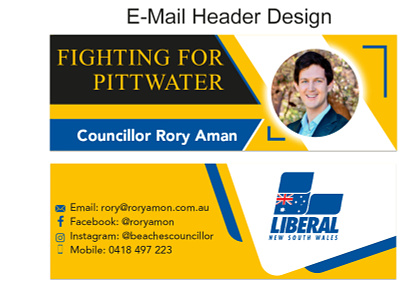 E-Mail Header Design banne branding business card e mail header facebook cover graphic design logo web banner youtube thumbnail