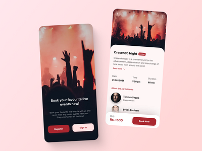 Live Music Events Booking App