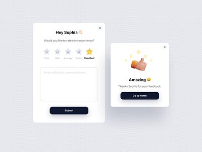 Feedback modal