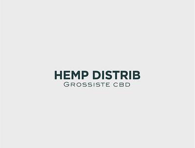 Logotype Design for "Hemp Distrib" branding design graphic design logo typography