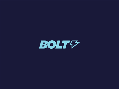 Bolt branding design graphic design logo typography