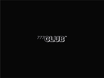 777 Club | logo design branding design graphic design logo logotype typography wordmark