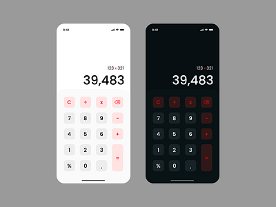 Daily UI 004: Calculator Design
