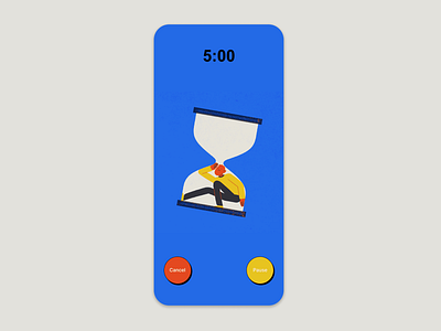 Daily UI 014: Countdown Timer (Animated) app clock clock app countdown countdown app countdown timer daily ui daily ui 014 daily ui 14 dailyui dailyui014 design graphic design timer timer app ui user interface ux