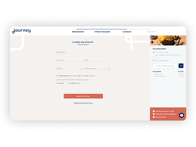 Journey Checkout 2021 checkout design latest modern page simple web