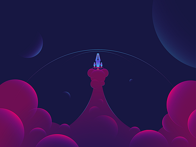 Rocket Pen adobe illustration illustrator pen rocket space tool