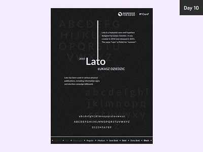 Typography - Lato