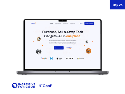 Gadgets Ecommerce Landing Page