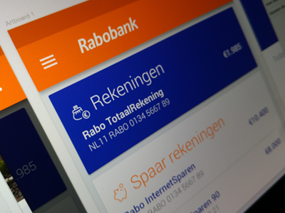 Rabobank android app bank materialdesign rabobank redesign