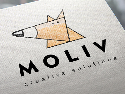 Moliv Creative Solutions Logo design design illustration logo