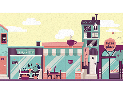 Neighbourhood by Biliana Velikova for InkyDeals on Dribbble