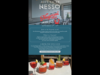 Email Campaign: Negroni Week adobe suite branding design digital design email campaign graphic design