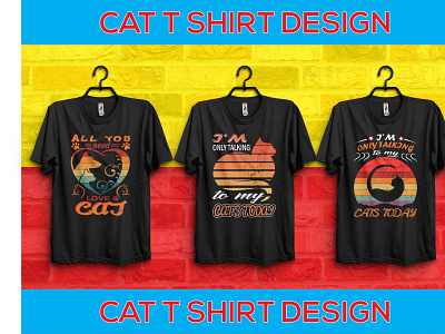 cat laver t shirt design