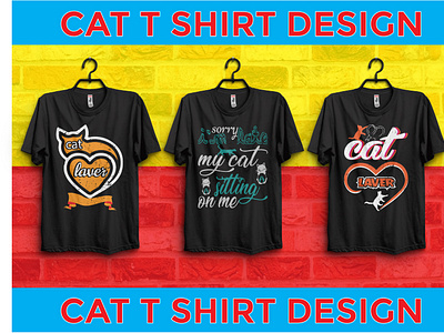 cat t shirt design