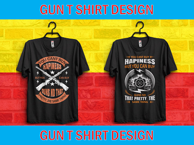 gun t shirt design