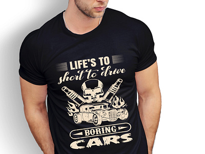 car t shirt design