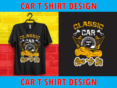 car t shirt design