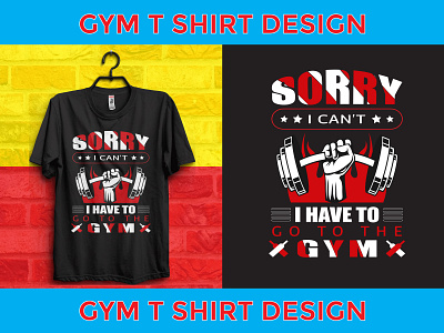 gym fitness t shirt design