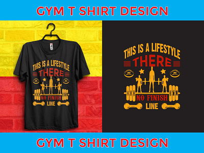 gym fitness t shirt design