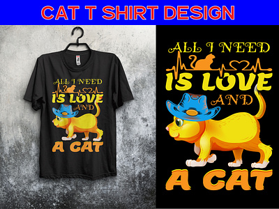 cat t shirt design