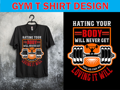 gym t shirt design